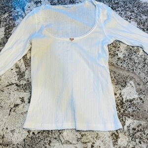 Doen Cream Short Sleeve Top